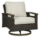 Paradise Trail Medium Brown Swivel Lounge Chair (Set of 2) - P750-821 - Gate Furniture