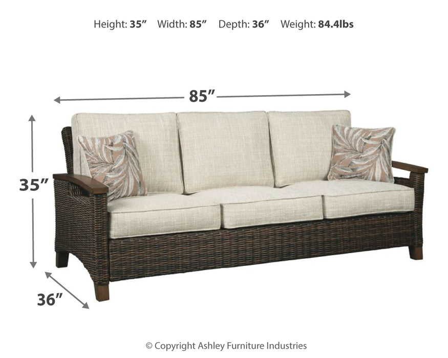 Paradise Trail Sofa with Cushion - P750-838 - In Stock Furniture
