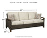 Paradise Trail Sofa with Cushion - P750-838 - In Stock Furniture