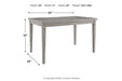 Parellen Gray Dining Table - D291-25 - Gate Furniture