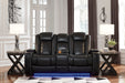 Party Time Power Reclining Loveseat with Console - 3700318 - Gate Furniture