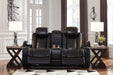 Party Time Power Reclining Loveseat with Console - 3700318 - Gate Furniture