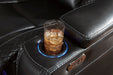 Party Time Power Reclining Loveseat with Console - 3700318 - Gate Furniture