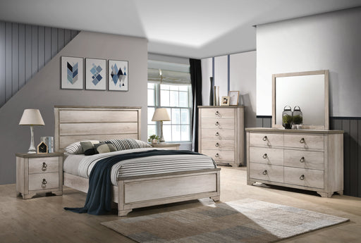 Patterson Driftwood Gray Panel Bedroom Set - Gate Furniture