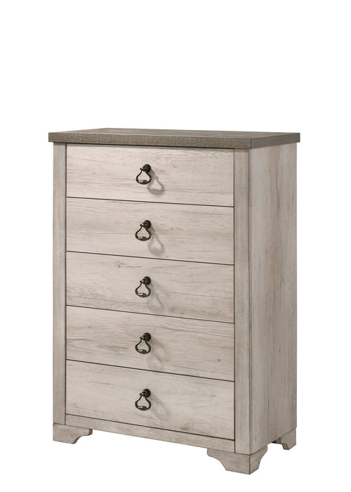 Patterson Driftwood Gray Panel Bedroom Set - Gate Furniture