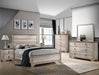 Patterson Driftwood Gray Queen Panel Bed - Gate Furniture