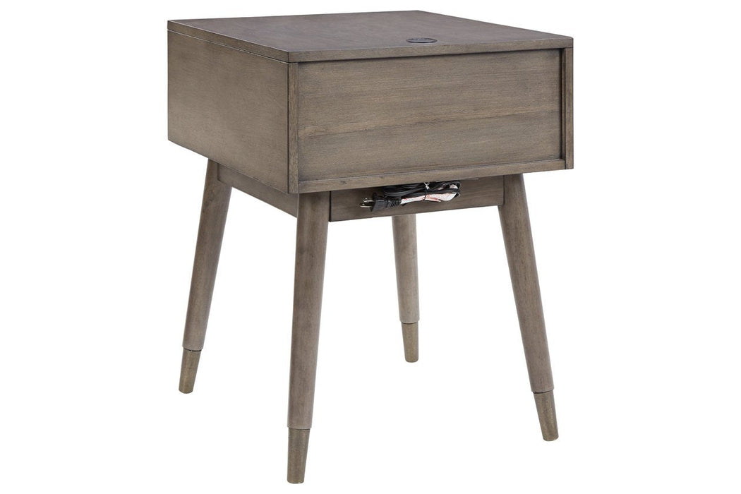 Paulrich Antique Gray Accent Table - A4000298 - Gate Furniture