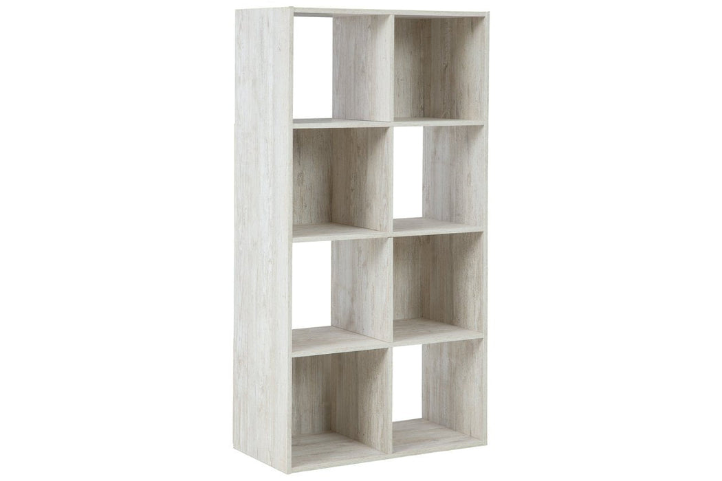 Paxberry Whitewash Eight Cube Organizer - EA1811-4X2 - Gate Furniture