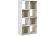 Paxberry Whitewash Eight Cube Organizer - EA1811-4X2 - Gate Furniture