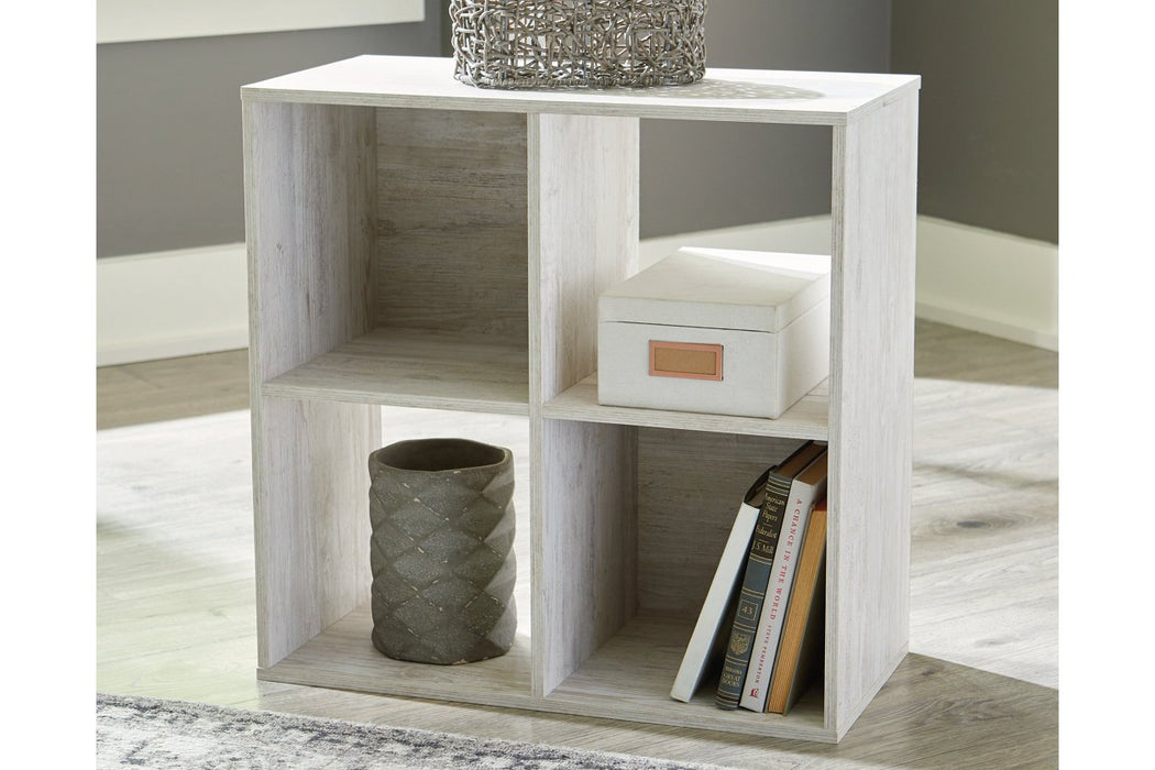 Paxberry Whitewash Four Cube Organizer - EA1811-2X2 - Gate Furniture