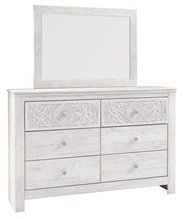 Paxberry Whitewash Panel Bedroom Set - Gate Furniture