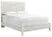 Paxberry Whitewash Queen Panel Bed - Gate Furniture