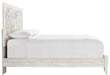 Paxberry Whitewash Queen Panel Bed - Gate Furniture