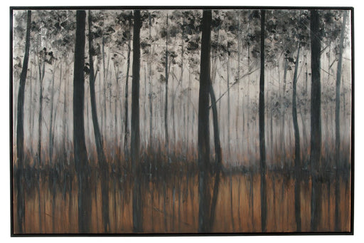 Philyra Black/Orange/Silver Wall Art - A8000253 - Gate Furniture