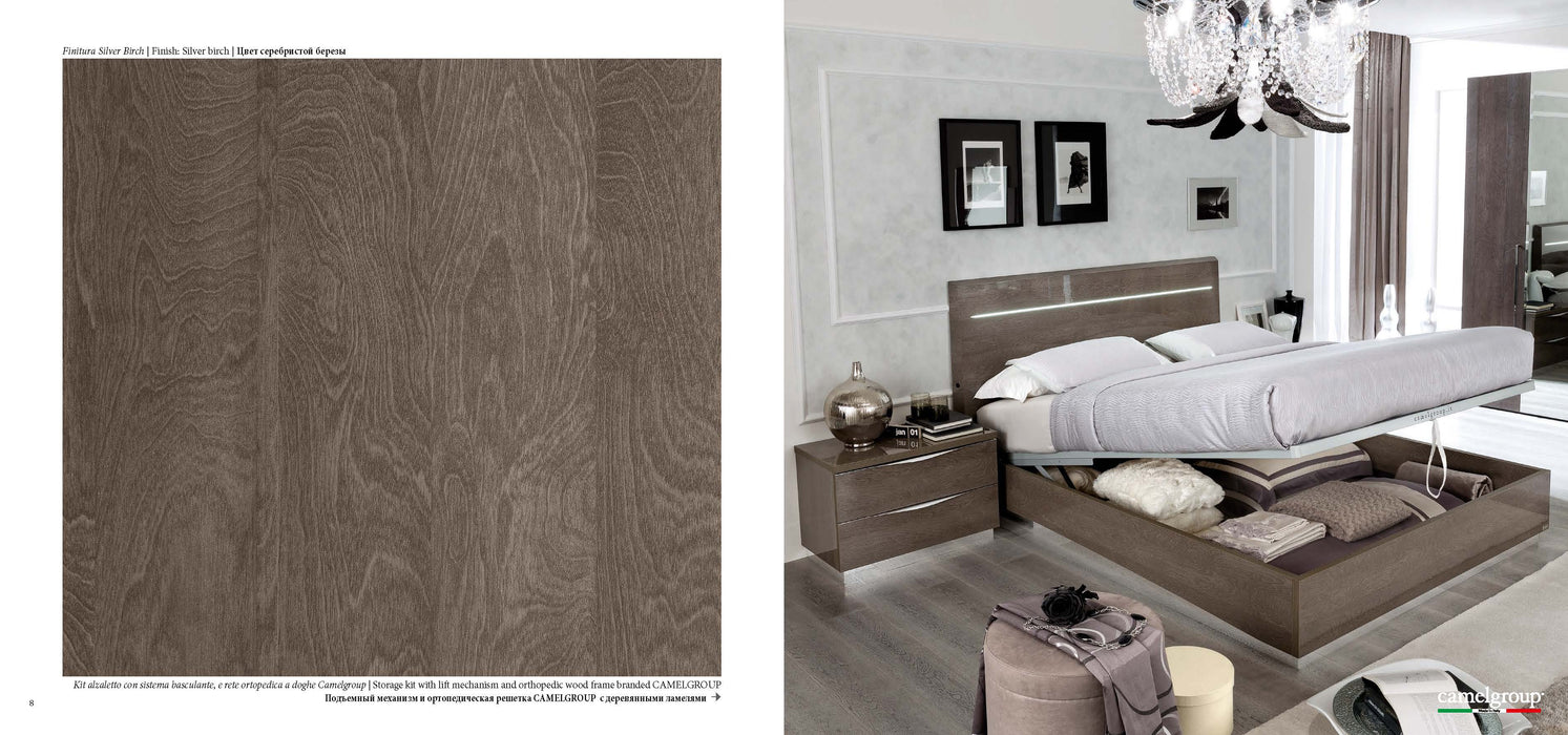 Platinum Legno Bedroom Silver Birch Set - Gate Furniture