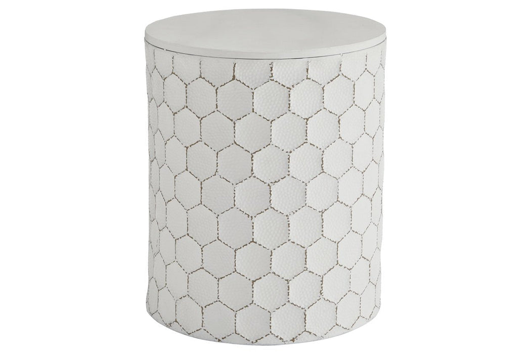 Polly White Stool - A3000013 - Gate Furniture