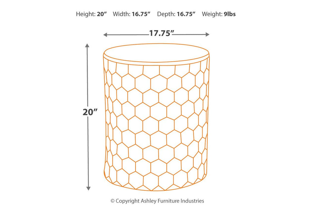 Polly White Stool - A3000013 - Gate Furniture