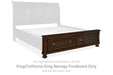 Porter King/California King Storage Footboard - B697-76 - In Stock Furniture