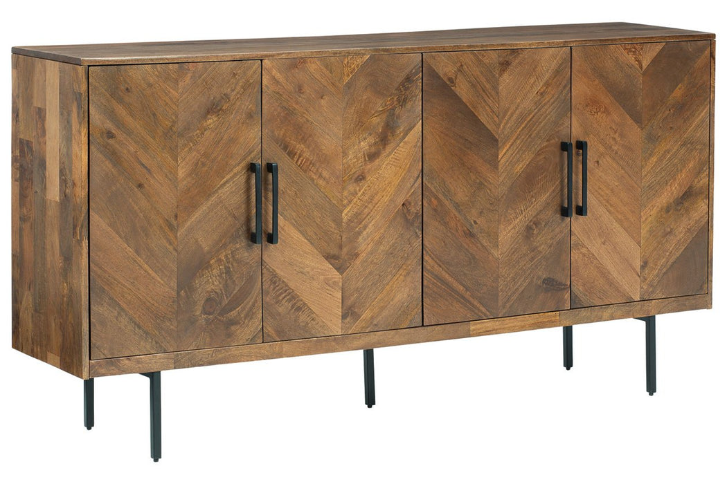 Prattville Brown Accent Cabinet - A4000308 - Gate Furniture
