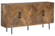 Prattville Brown Accent Cabinet - A4000308 - Gate Furniture