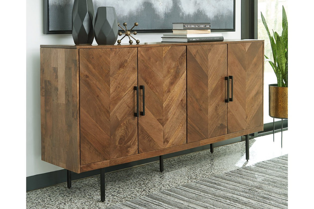Prattville Brown Accent Cabinet - A4000308 - Gate Furniture