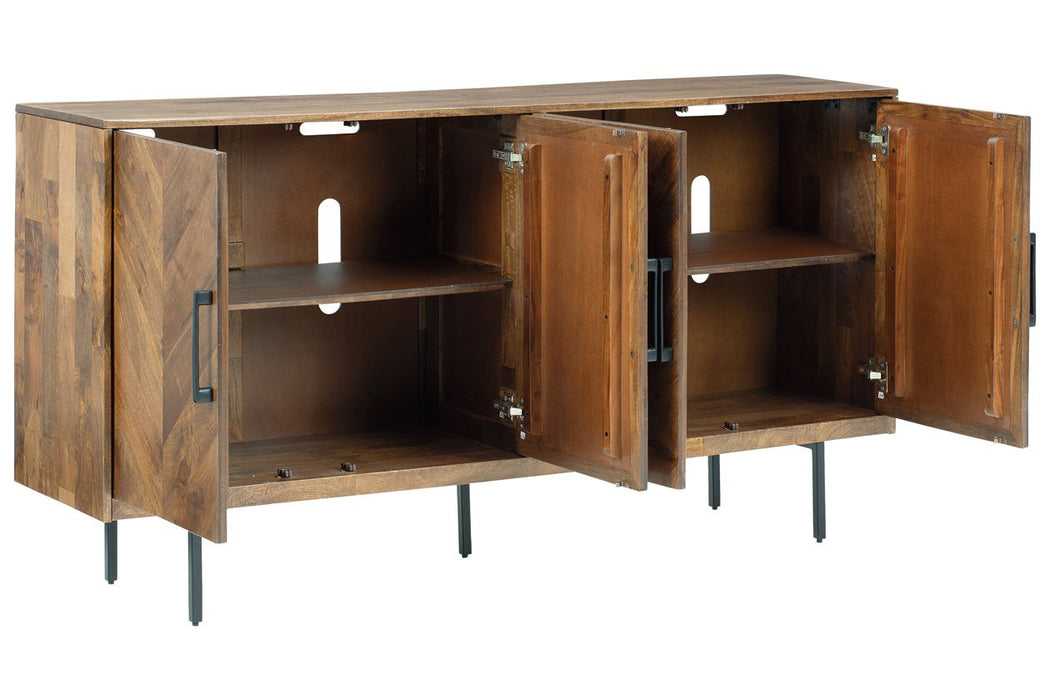 Prattville Brown Accent Cabinet - A4000308 - Gate Furniture