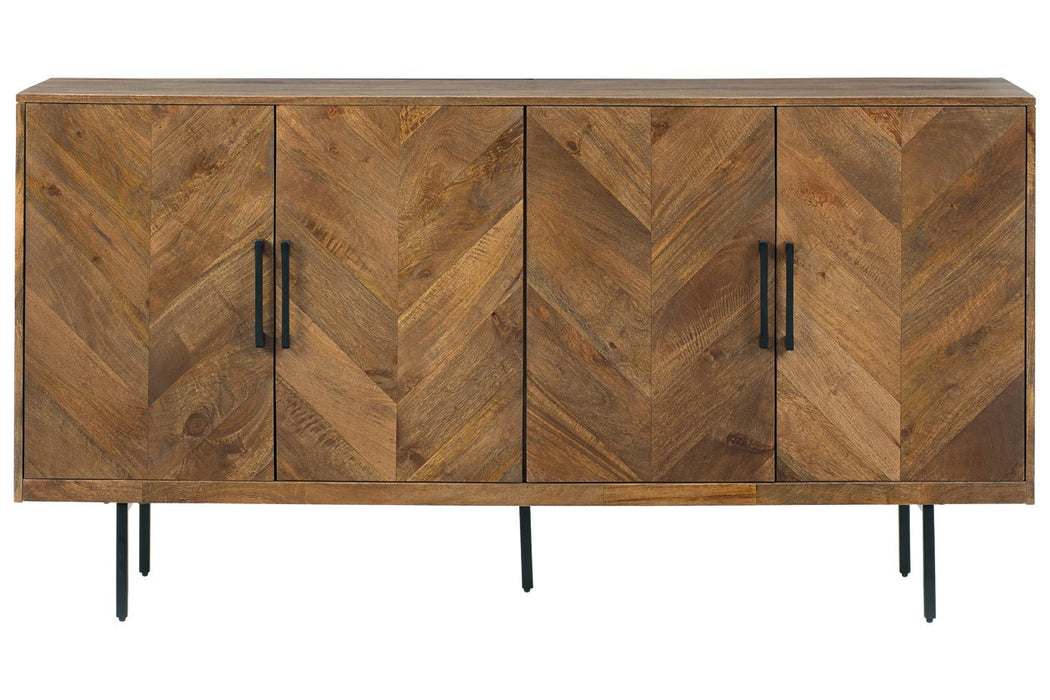 Prattville Brown Accent Cabinet - A4000308 - Gate Furniture