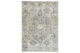 Precia Gray/Cream 7'10" x 10'6" Rug - R404131 - Gate Furniture