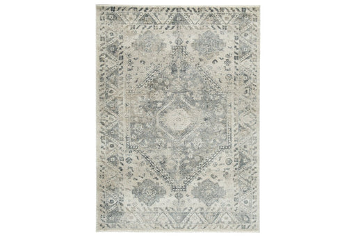 Precia Gray/Cream 7'10" x 10'6" Rug - R404131 - Gate Furniture