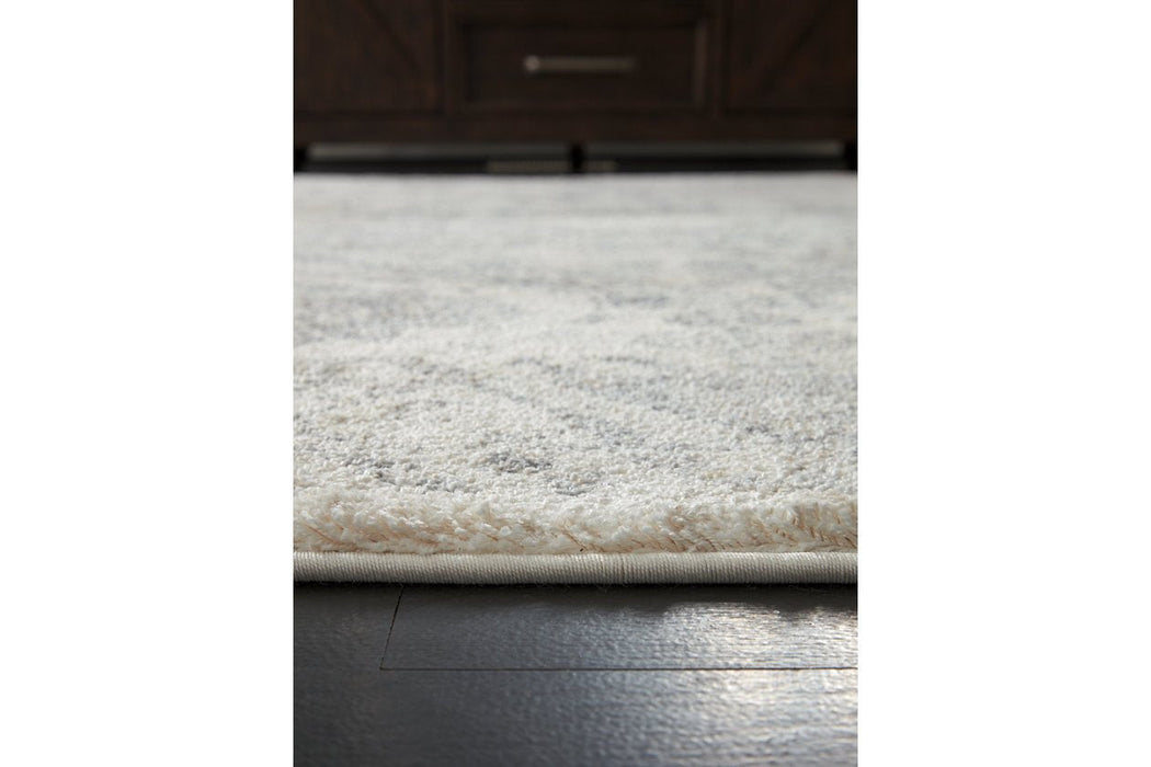 Precia Gray/Cream 7'10" x 10'6" Rug - R404131 - Gate Furniture