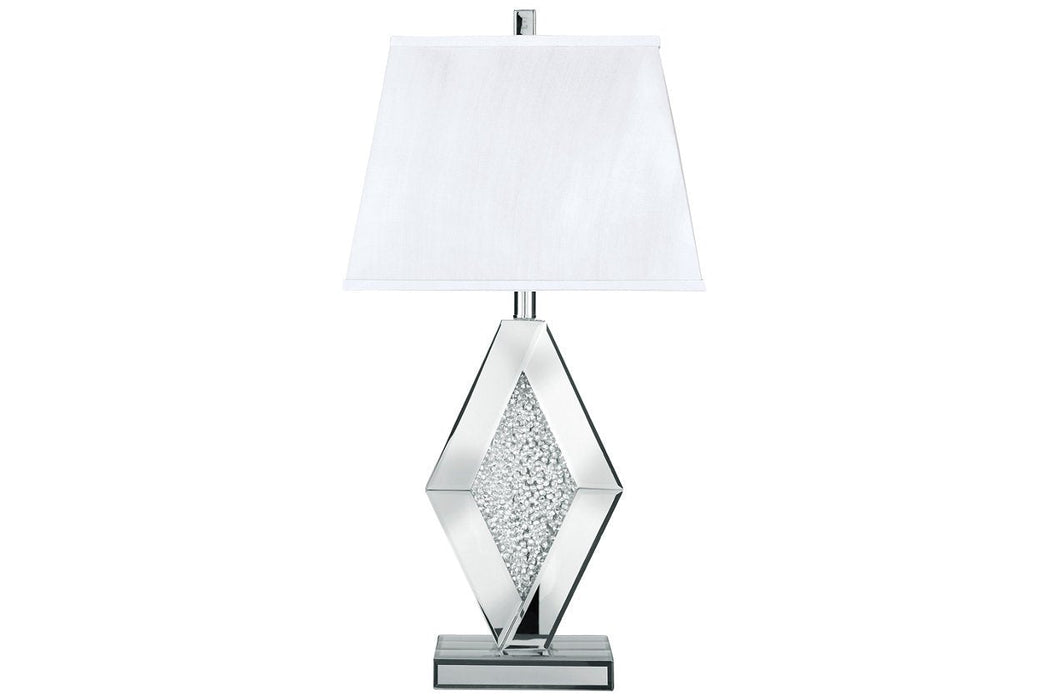 Prunella Silver Finish Table Lamp - L429034 - Gate Furniture