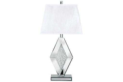 Prunella Silver Finish Table Lamp - L429034 - Gate Furniture