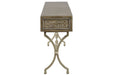 Quinnland Antique Black Sofa/Console Table - A4000077 - Gate Furniture