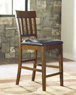 Ralene Medium Brown Counter Height Bar Stool (Set of 2) - D594-124 - Gate Furniture