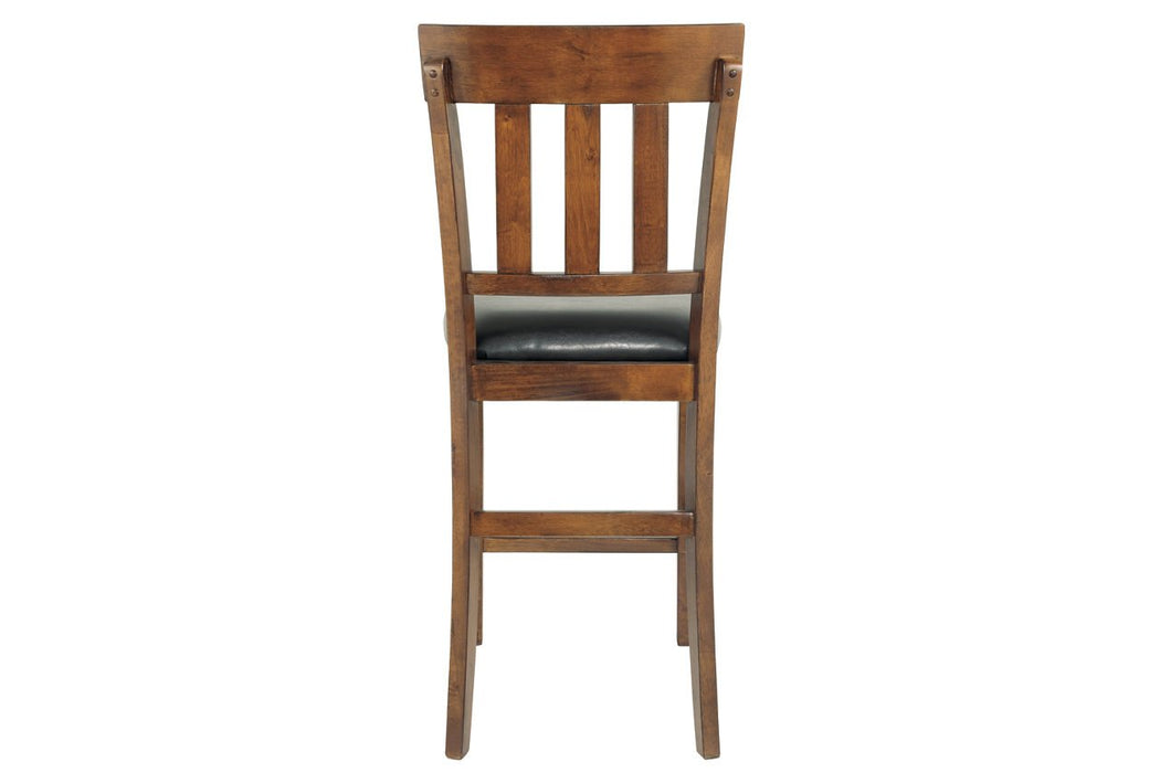 Ralene Medium Brown Counter Height Bar Stool (Set of 2) - D594-124 - Gate Furniture