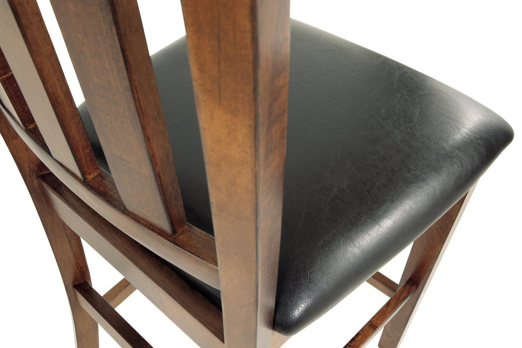 Ralene Medium Brown Counter Height Bar Stool (Set of 2) - D594-124 - Gate Furniture