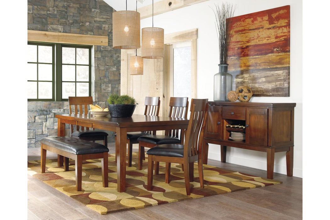 Ralene Medium Brown Dining Extension Table - D594-35 - Gate Furniture