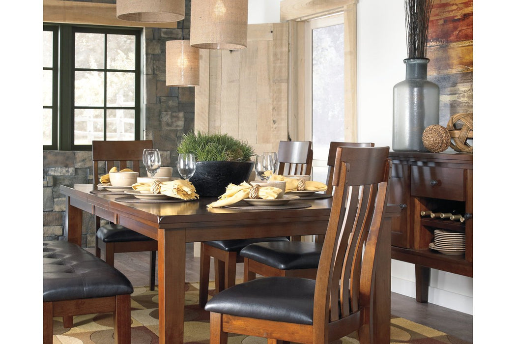 Ralene Medium Brown Dining Extension Table - D594-35 - Gate Furniture