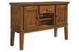 Ralene Medium Brown Dining Server - D594-60 - Gate Furniture