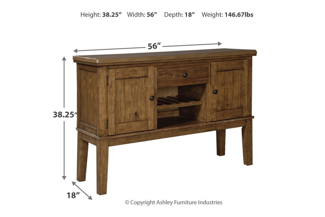Ralene Medium Brown Dining Server - D594-60 - Gate Furniture