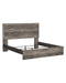 Ralinksi Gray  King Panel Bed - Gate Furniture