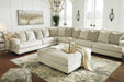 Rawcliffe Parchment Oversized Accent Ottoman - 1960408