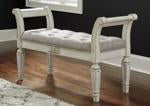 Realyn Antique White Accent Bench - A3000157 - Gate Furniture