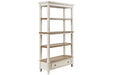 Realyn Brown/White 75" Bookcase - H743-70 - Gate Furniture