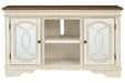 Realyn Chipped White 62" TV Stand - W743-48 - Gate Furniture