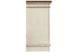 Realyn Chipped White 62" TV Stand - W743-48 - Gate Furniture