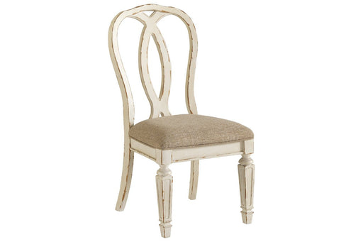Realyn Chipped White Dining Chair (Set of 2) - D743-02 - Gate Furniture