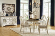 Realyn Chipped White Dining Chair (Set of 2) - D743-02 - Gate Furniture