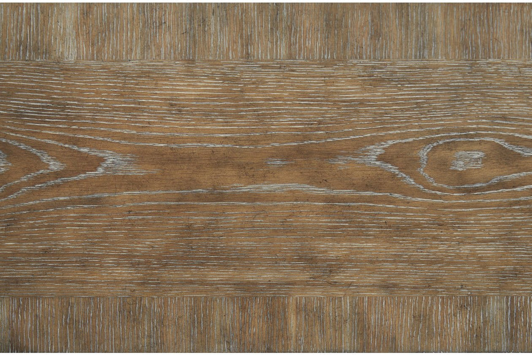 Realyn Chipped White Dining Extension Table - D743-45 - Gate Furniture