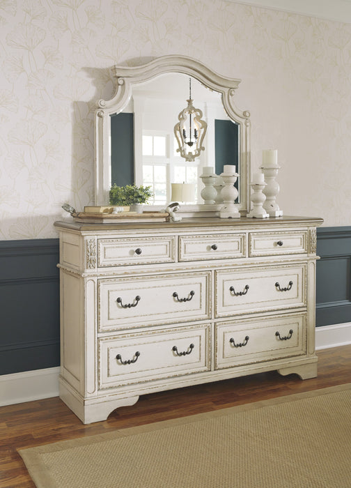 Realyn Chipped White Panel Bedroom Set - Gate Furniture
